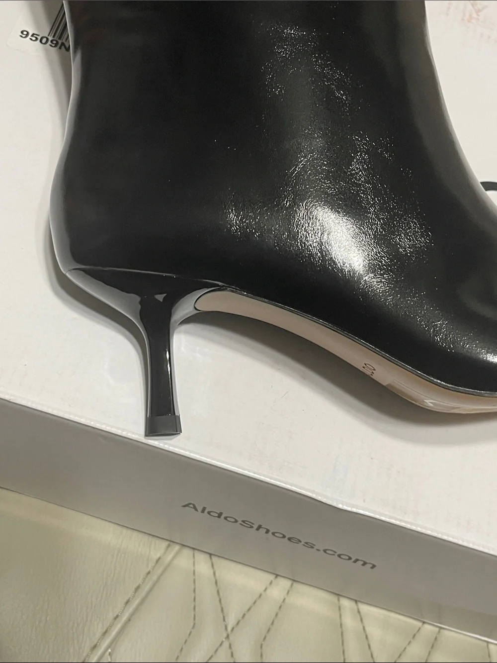 ALDO Selora Black Patent Over-the-Knee Boot